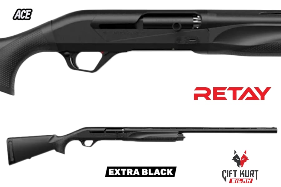 RETAY ACE EXTRA BLACK SENTETİK YİVSİZ AV TÜFEĞİ